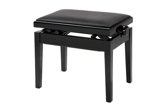 Konzertmechanik B4, Klavierbank, gerade Beine schwarz