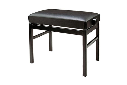 Klavierbank funktional, Metallgestell, schwarz