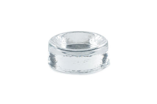 Klavier Untersetzer Glas; transparent; rund; innen, 50 mm