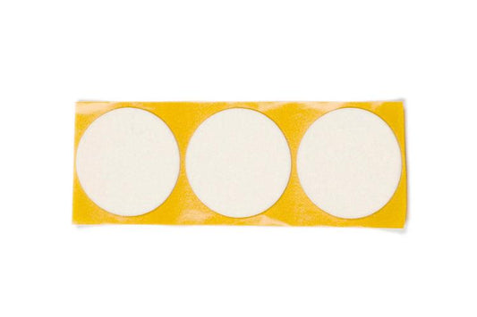 Klavier Untersetzer Filzpad, selbstklebend; weiß; rund; 60 x 2 mm